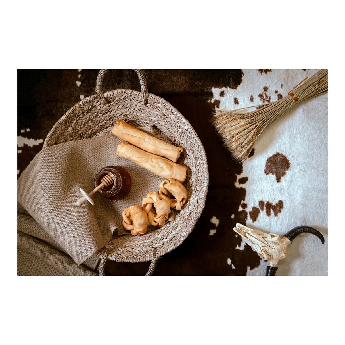 Svačinka pro psy Gloria Snackys Rawhide Med S copy Donut
